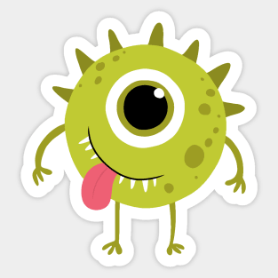 Green Monster Sticker